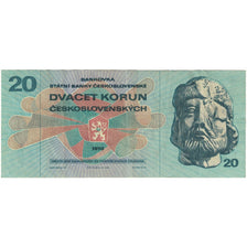 Banknote, Czechoslovakia, 20 Korun, 1970, KM:FX75, AU(55-58)