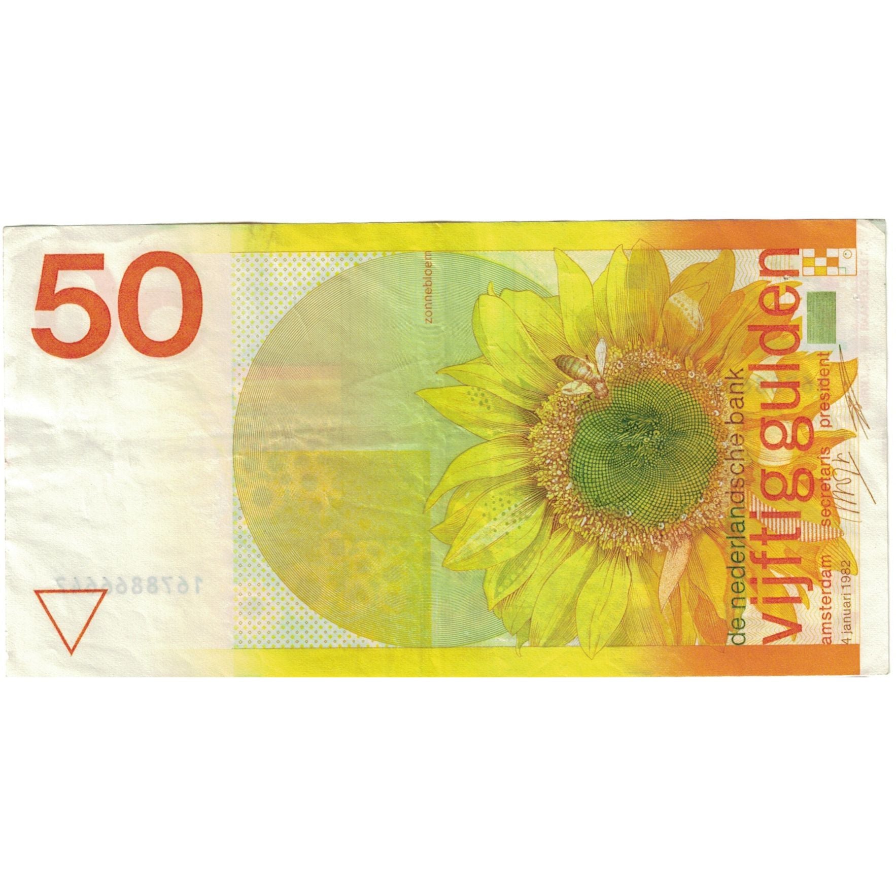 Banknote, Netherlands, 50 Gulden, 1982, 1982-01-04, KM:96, EF(40-45)
