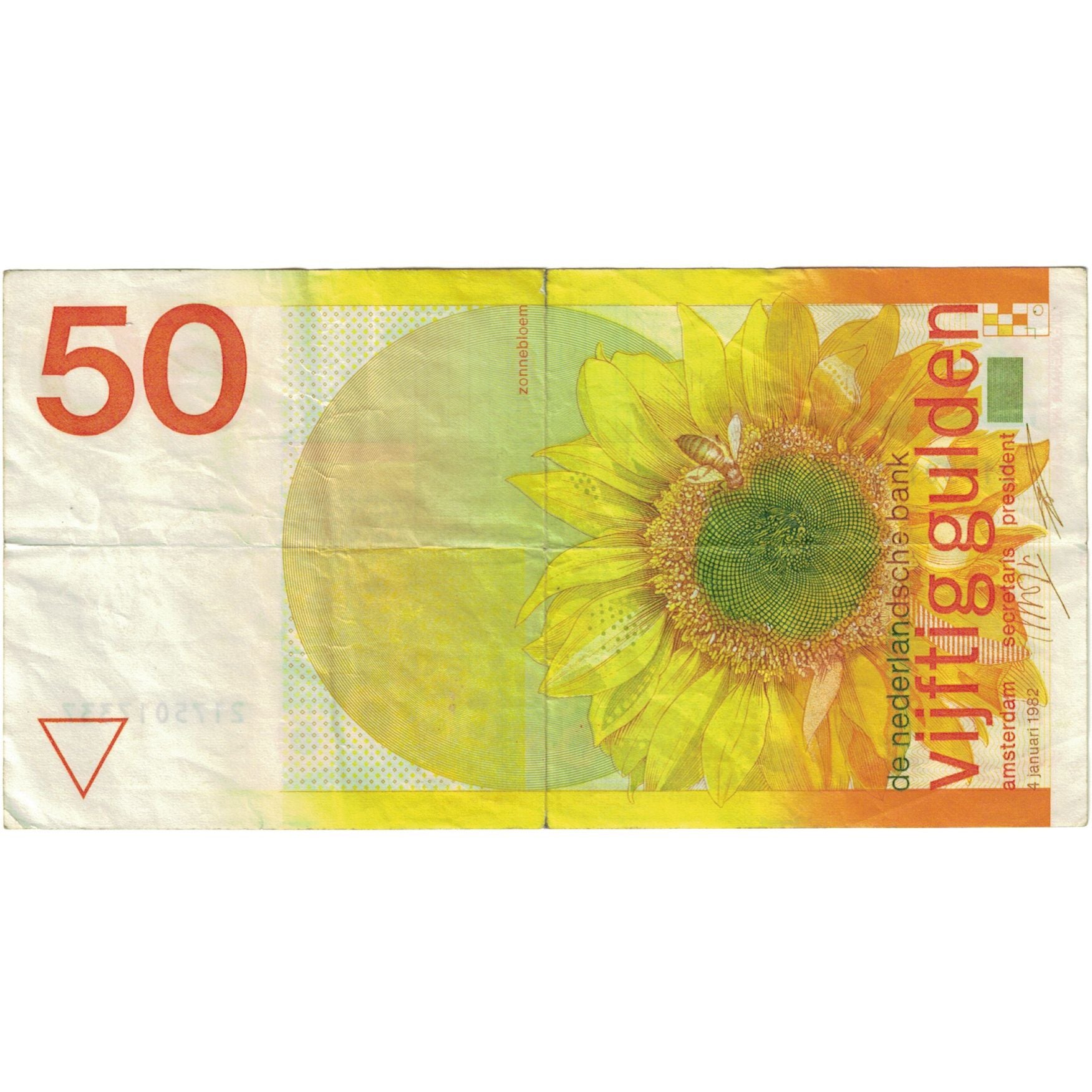 Banknote, Netherlands, 50 Gulden, 1982, 1982-01-04, KM:96, VF(30-35)