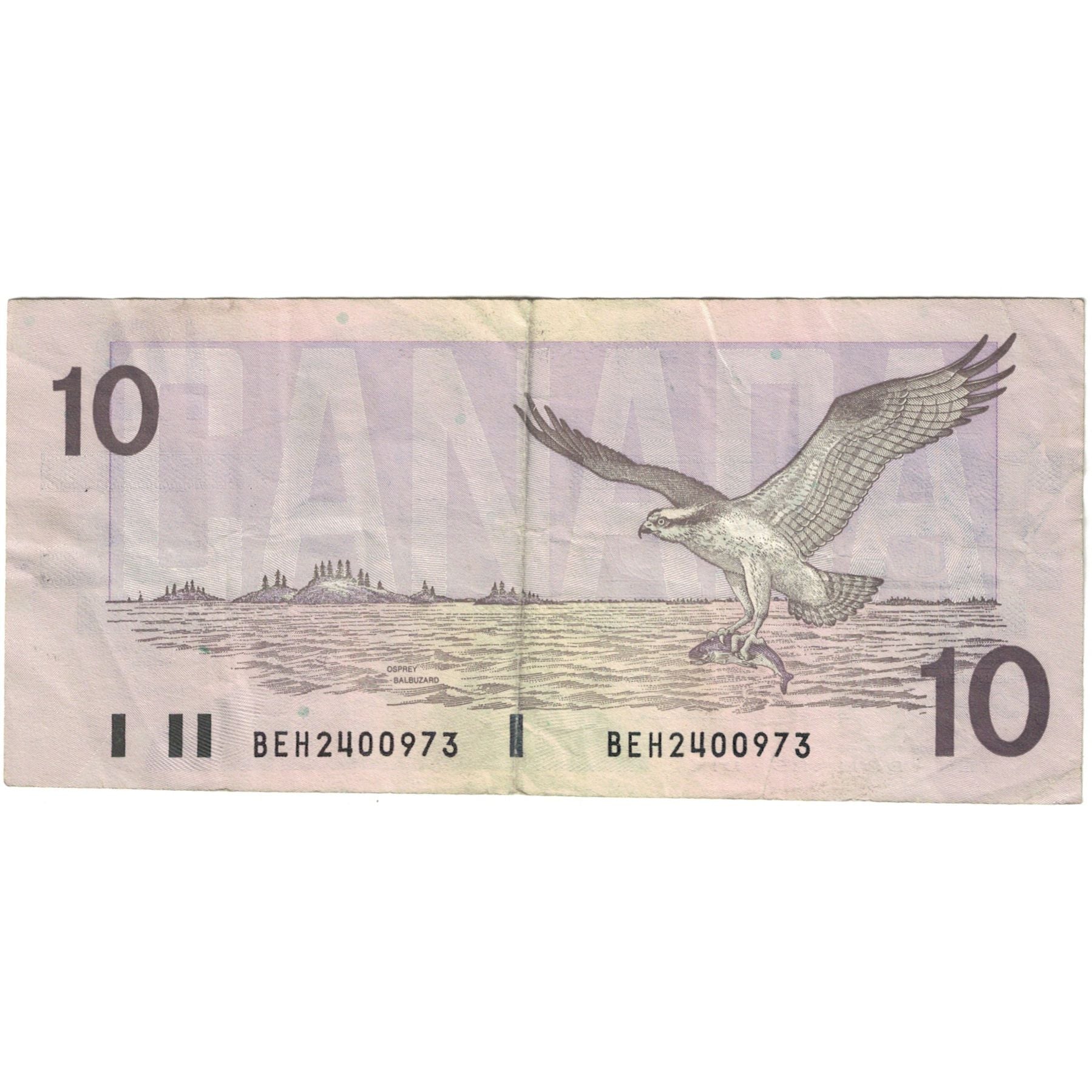 Banconote, Canada, 10 Dollars, 1989, KM:96b, MB+