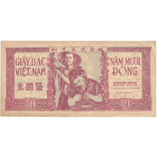 Banknote, Vietnam, 50 D<ox>ng, 1952, KM:39, AU(55-58)