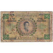 Banknote, FRENCH INDO-CHINA, 1 Piastre = 1 Riel, KM:93, VG(8-10)