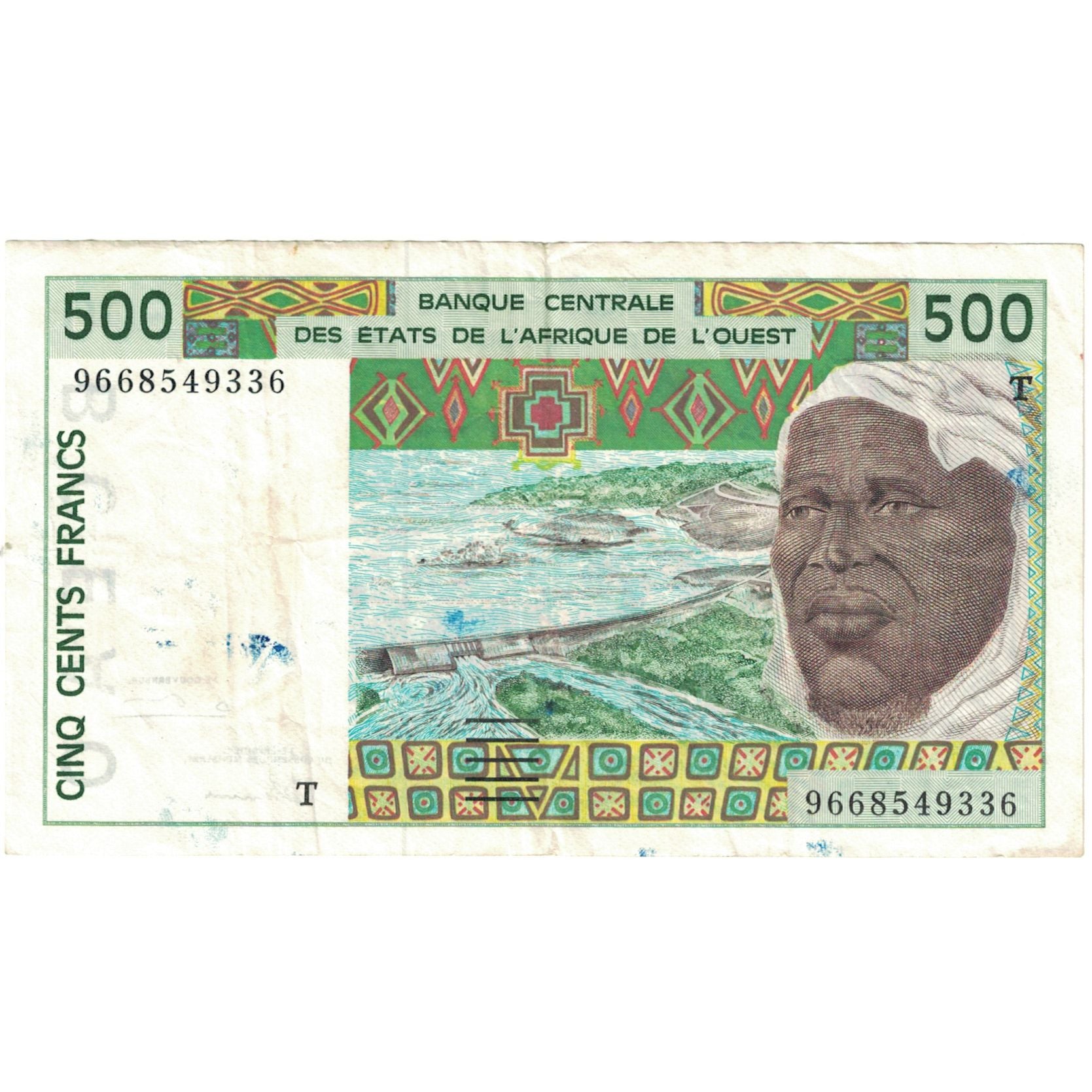 Billet, Communauté économique des États de l'Afrique de l'Ouest, 500 Francs