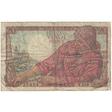 Frankrijk, 20 Francs, Pêcheur, 1949, V.235, B, Fayette:13.13, KM:100c