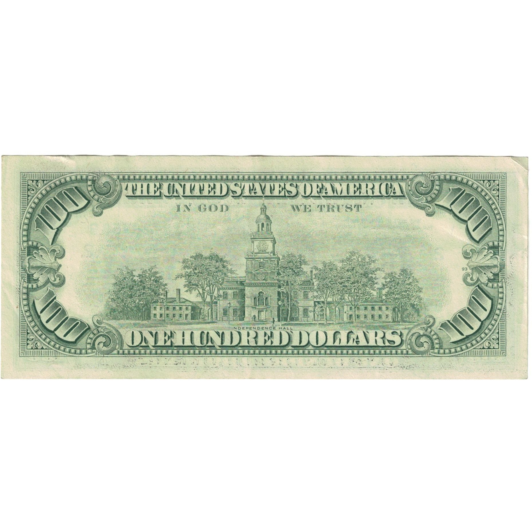 Banknote, United States, One Hundred Dollars, 1981, KM:3561, AU(55-58)