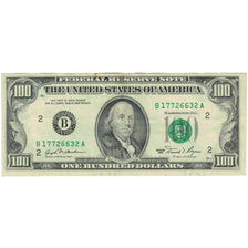 Banknote, United States, One Hundred Dollars, 1981, KM:3561, EF(40-45)