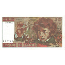 Francia, 10 Francs, Berlioz, 1978, D.308 746446, UNC, Fayette:63.18, KM:150c