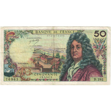 Francia, 50 Francs, Racine, 1976, D.292 76963, MB, Fayette:64.16, KM:148c