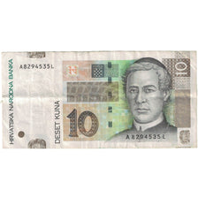 Biljet, Kroatië, 10 Kuna, 2001, 2001-03-07, KM:38, TB