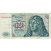 Nota, ALEMANHA - REPÚBLICA FEDERAL, 10 Deutsche Mark, 1977, KM:31c, VF(20-25)