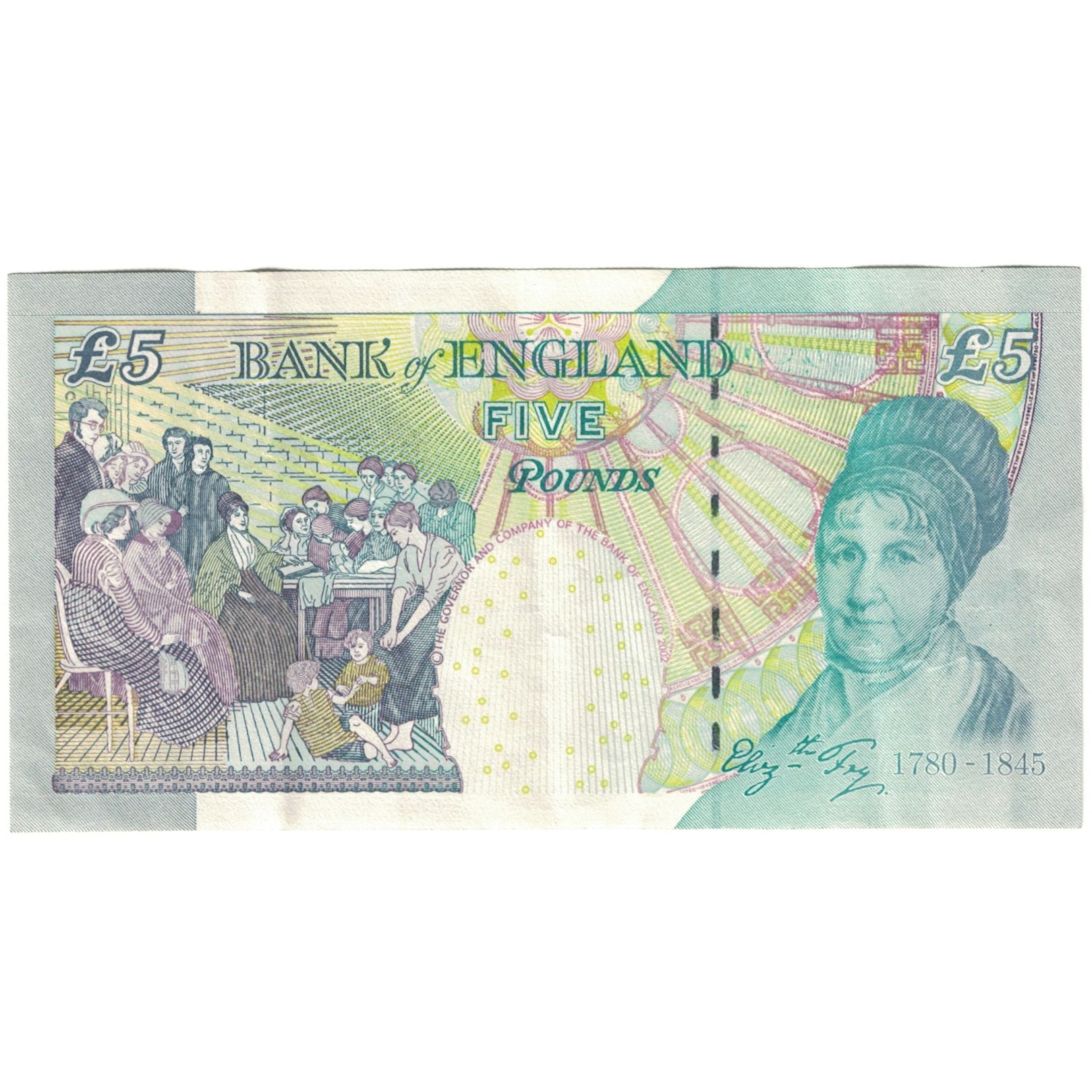 Banknote, Great Britain, 5 Pounds, 2004, KM:391c, EF(40-45)