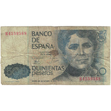 Banknote, Spain, 500 Pesetas, 1979, 1979-10-23, KM:157, VG(8-10)