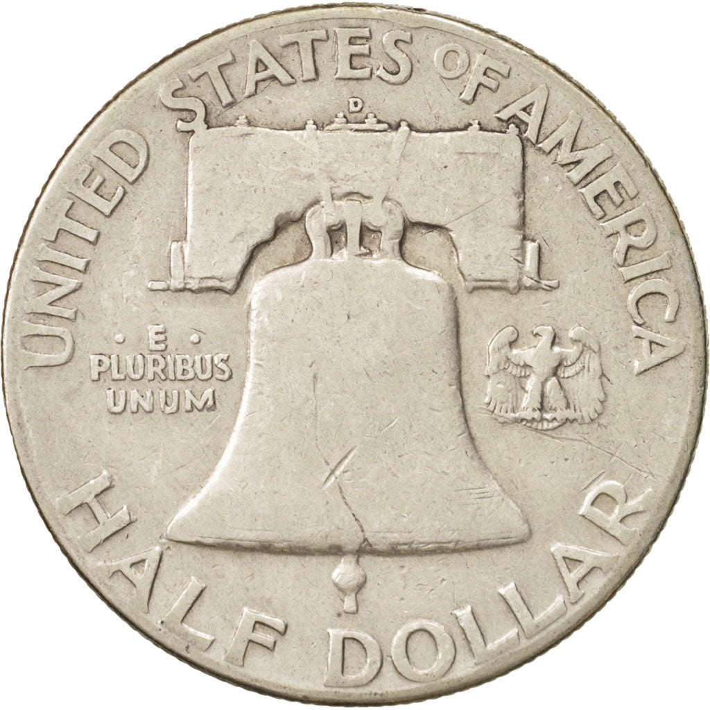 United States, Franklin Half Dollar, Half Dollar, 1948, U.S. Mint, Denver