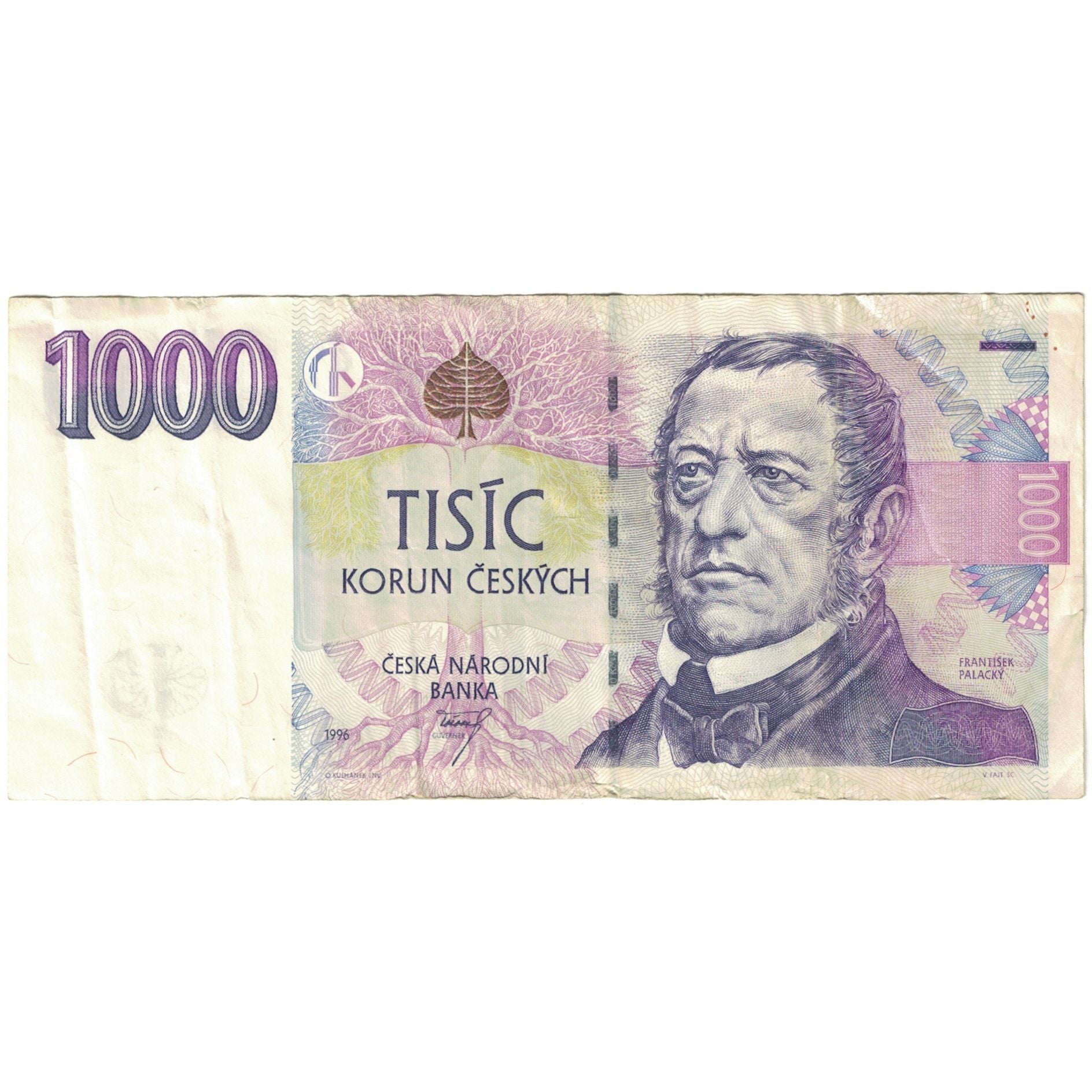 Banconote, Repubblica Ceca, 1000 Korun, 1996, KM:15, BB