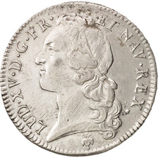 France, Louis XV, Écu au bandeau, Ecu, 1743, Reims, TTB, Argent, Gadoury 322