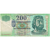Billete, 200 Forint, 2003, Hungría, KM:187c, MBC