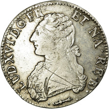 Moneta, Francia, Louis XVI, Écu de Béarn aux branches d'olivier, Ecu, 1781