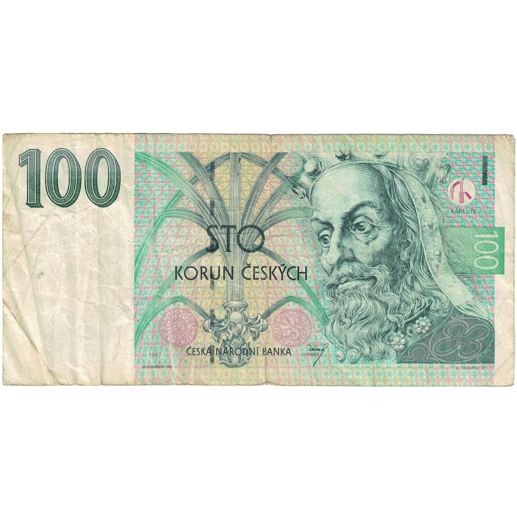 Banknote, Czech Republic, 100 Korun, 1997, KM:18, VF(20-25)