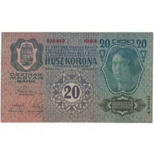 Banknote, Austria, 20 Kronen, 1913, 1913-01-02, KM:14, AU(55-58)
