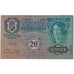 Banknote, Austria, 20 Kronen, 1913, 1913-01-02, KM:14, EF(40-45)