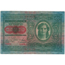 Nota, Áustria, 100 Kronen, 1912, 1912-01-02, KM:12, EF(40-45)