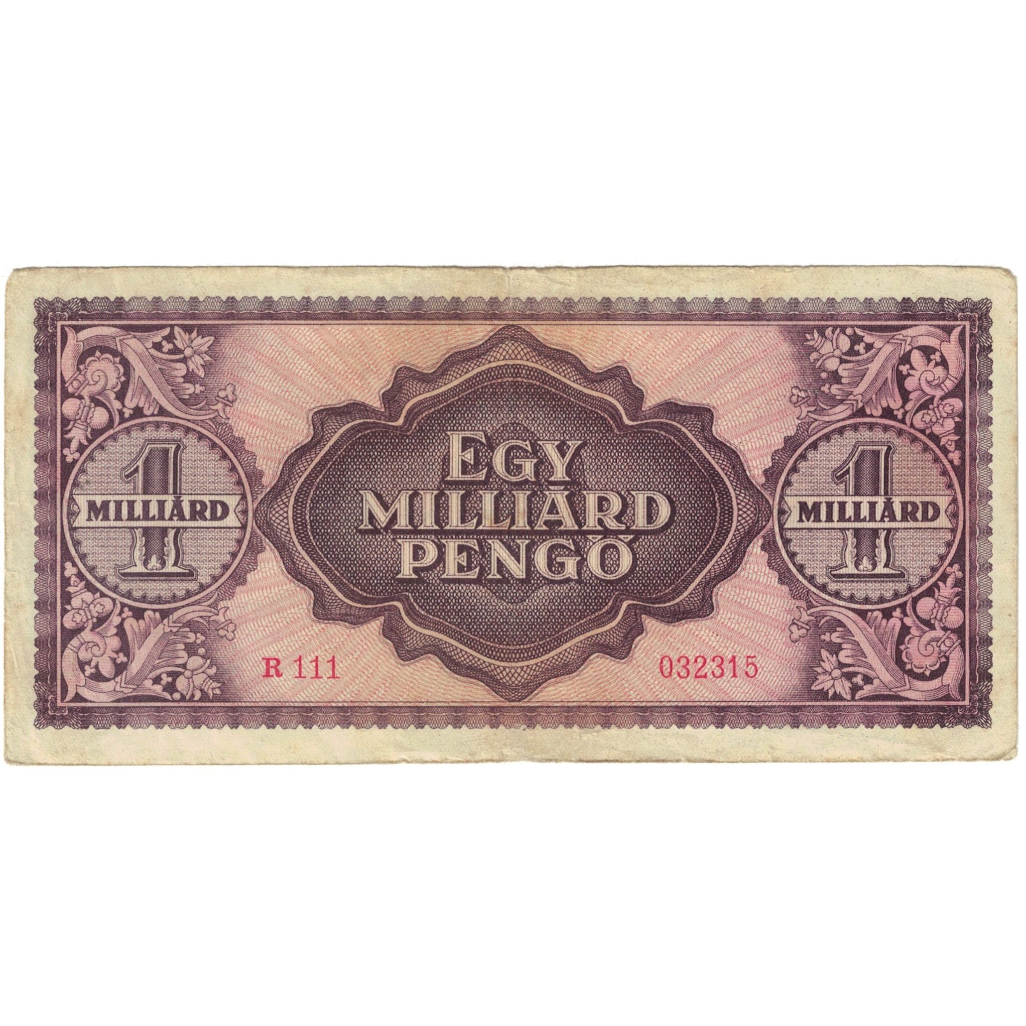 Banknote, Hungary, 1 Milliard Pengö, 1946, 1946-03-18, KM:125, VF(20-25)
