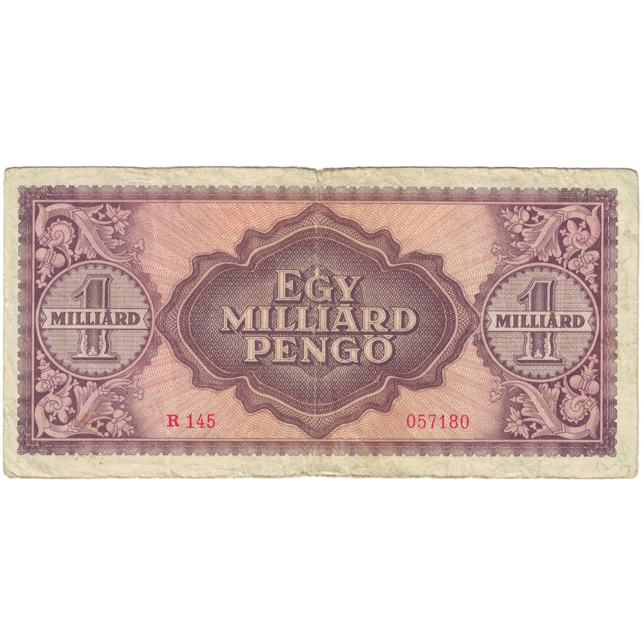 Banknote, Hungary, 1 Milliard Pengö, 1946, 1946-03-18, KM:125, VF(20-25)