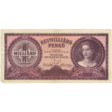 Banknote, Hungary, 1 Milliard Pengö, 1946, 1946-03-18, KM:125, VF(20-25)