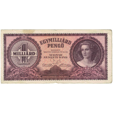 Banconote, Ungheria, 1 Milliard Pengö, 1946, 1946-03-18, KM:125, MB