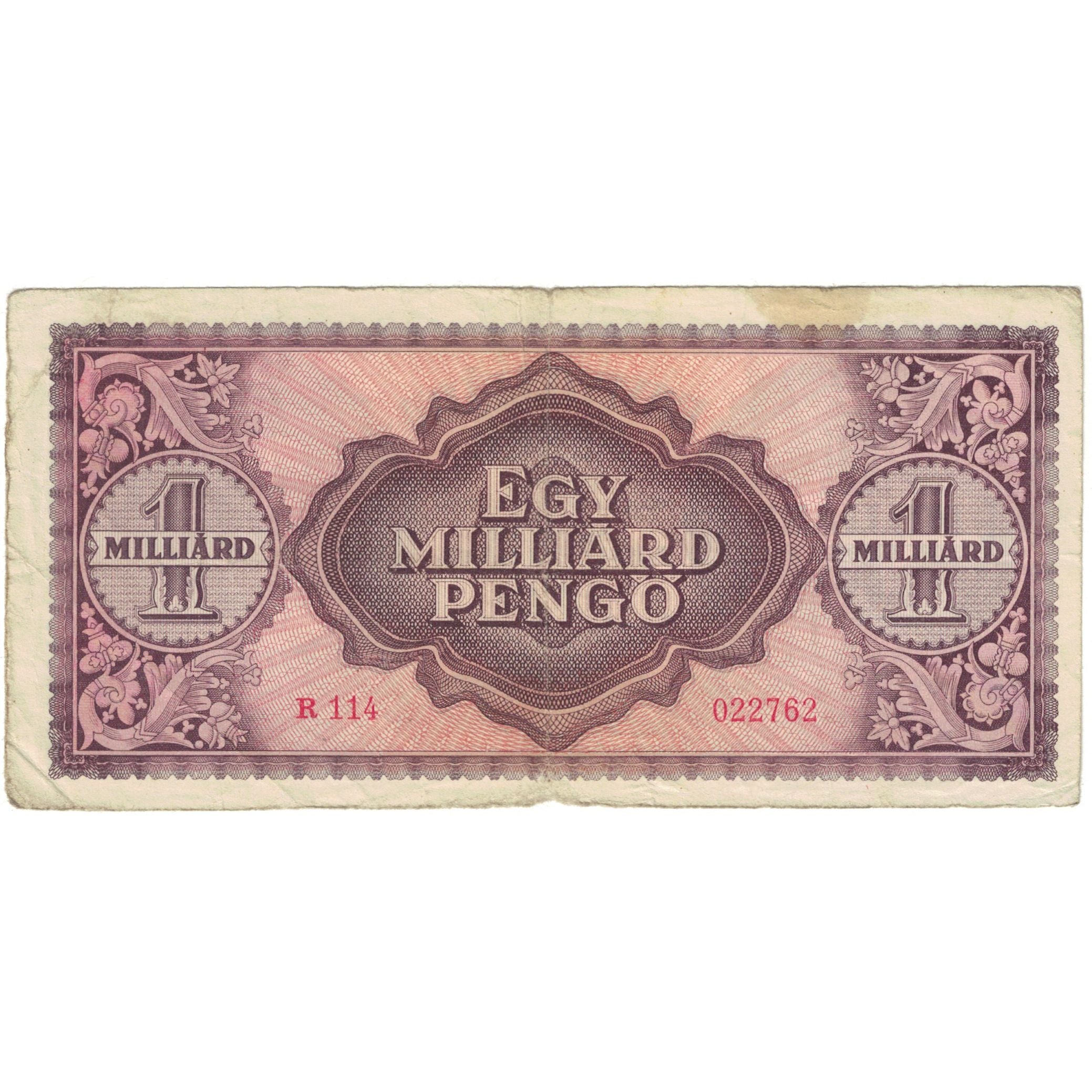 Banconote, Ungheria, 1 Milliard Pengö, 1946, 1946-03-18, KM:125, MB