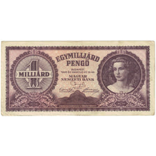 Banknote, Hungary, 1 Milliard Pengö, 1946, 1946-03-18, KM:125, VF(20-25)