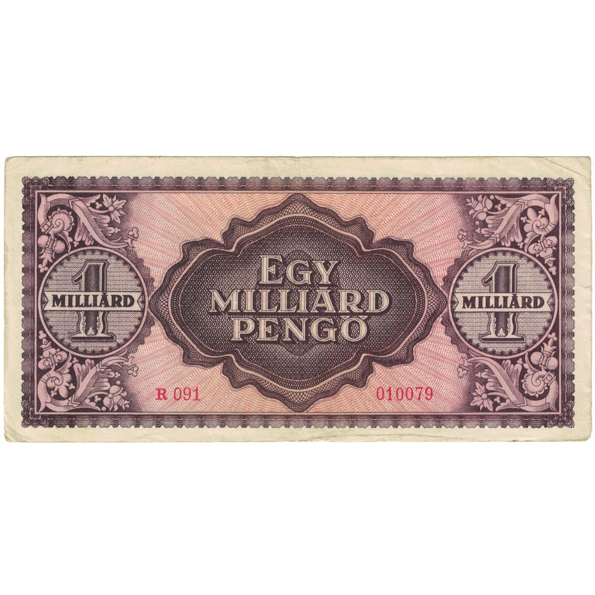 Banknote, Hungary, 1 Milliard Pengö, 1946, 1946-03-18, KM:125, VF(20-25)