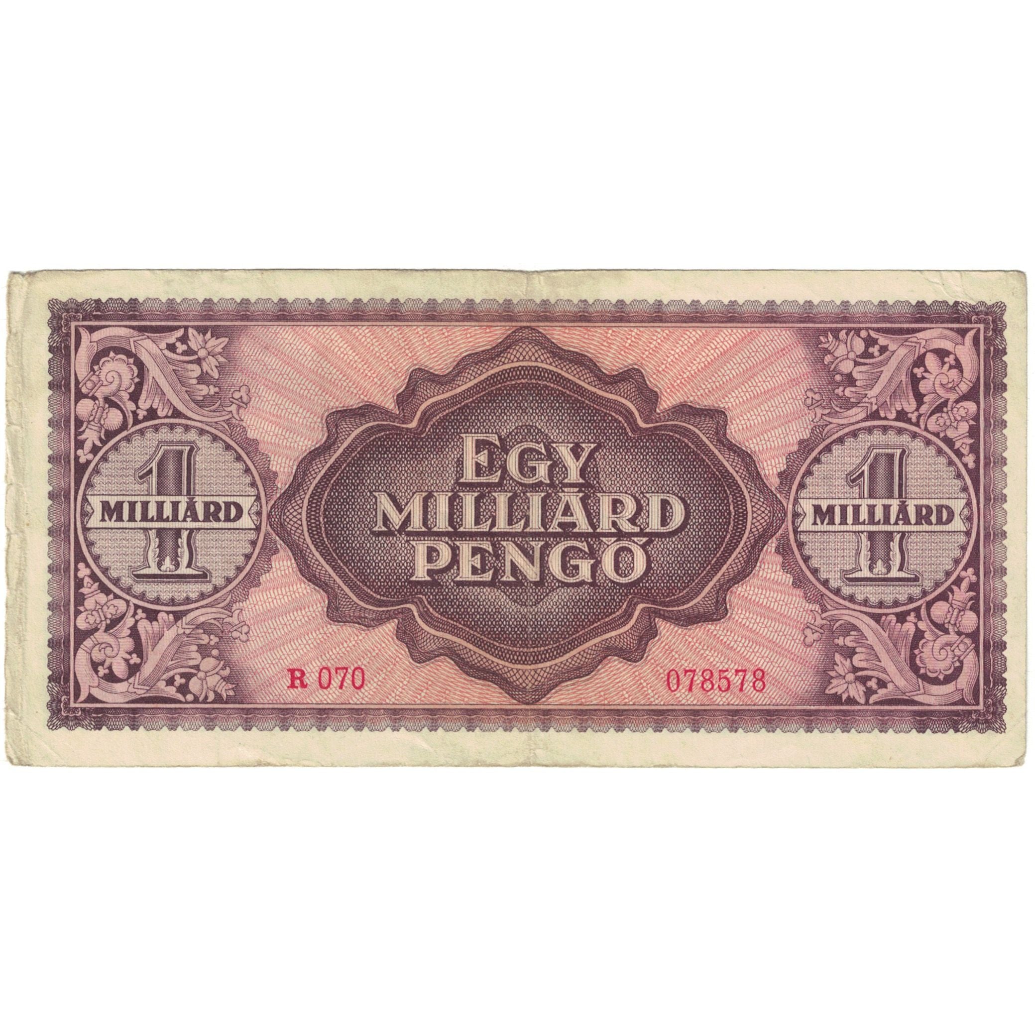 Billet, Hongrie, 1 Milliard Pengö, 1946, 1946-03-18, KM:125, B