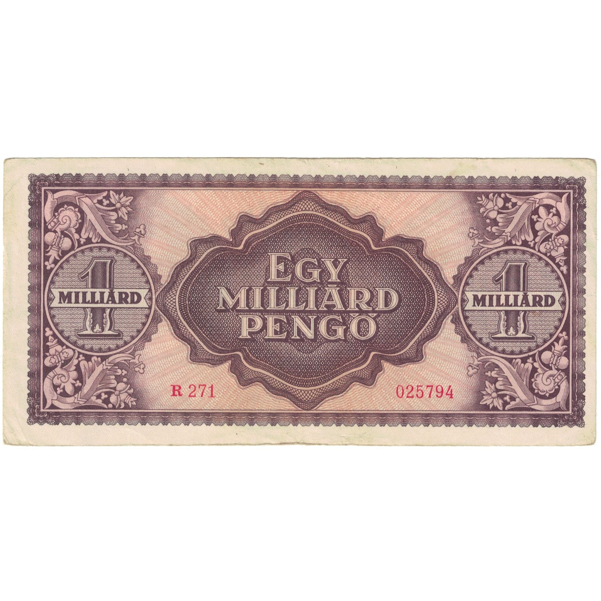 Banknote, Hungary, 1 Milliard Pengö, 1946, 1946-03-18, KM:125, EF(40-45)