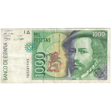 Banknote, Spain, 1000 Pesetas, 1992-10-12, KM:163, VF(20-25)