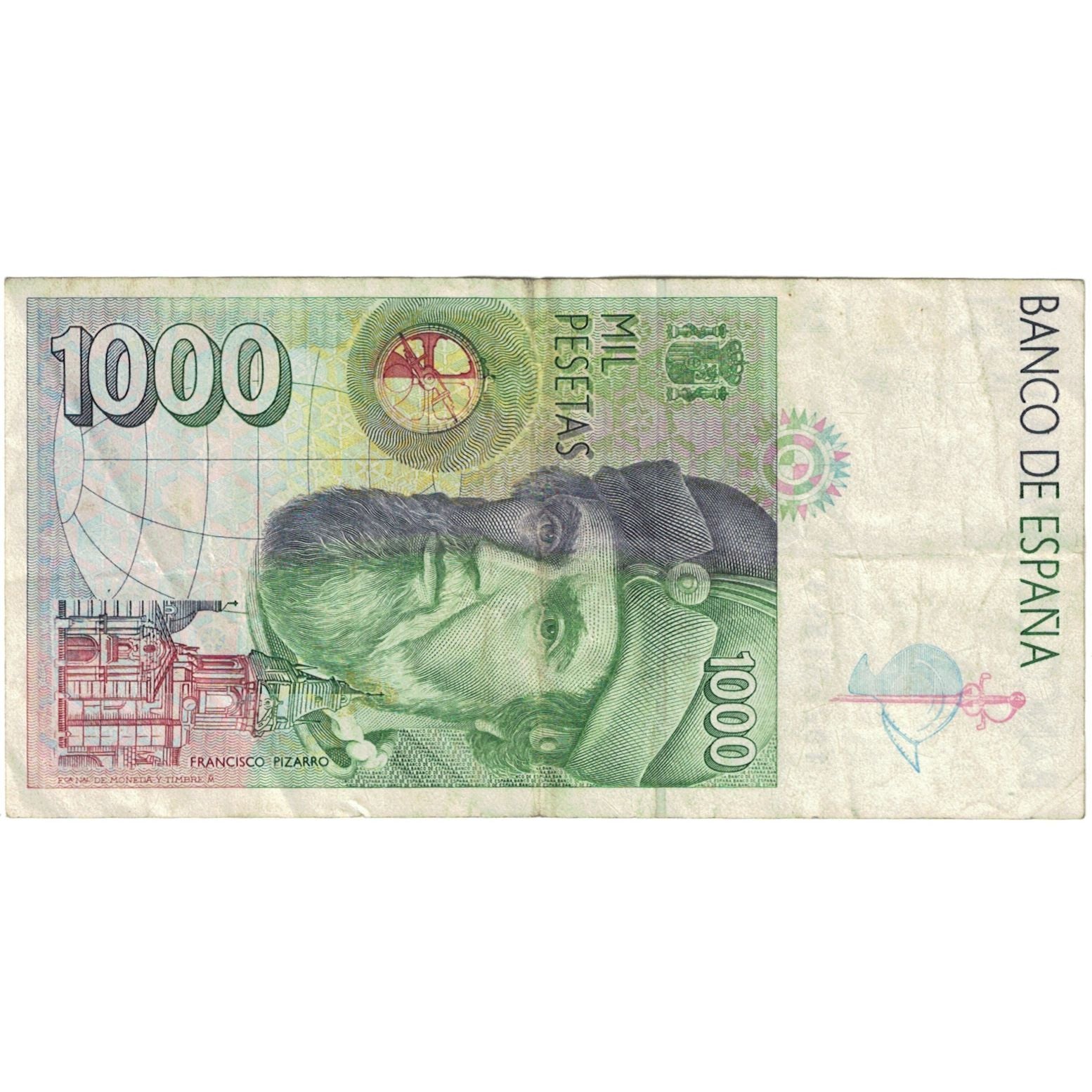 Banknote, Spain, 1000 Pesetas, 1992-10-12, KM:163, VF(20-25)