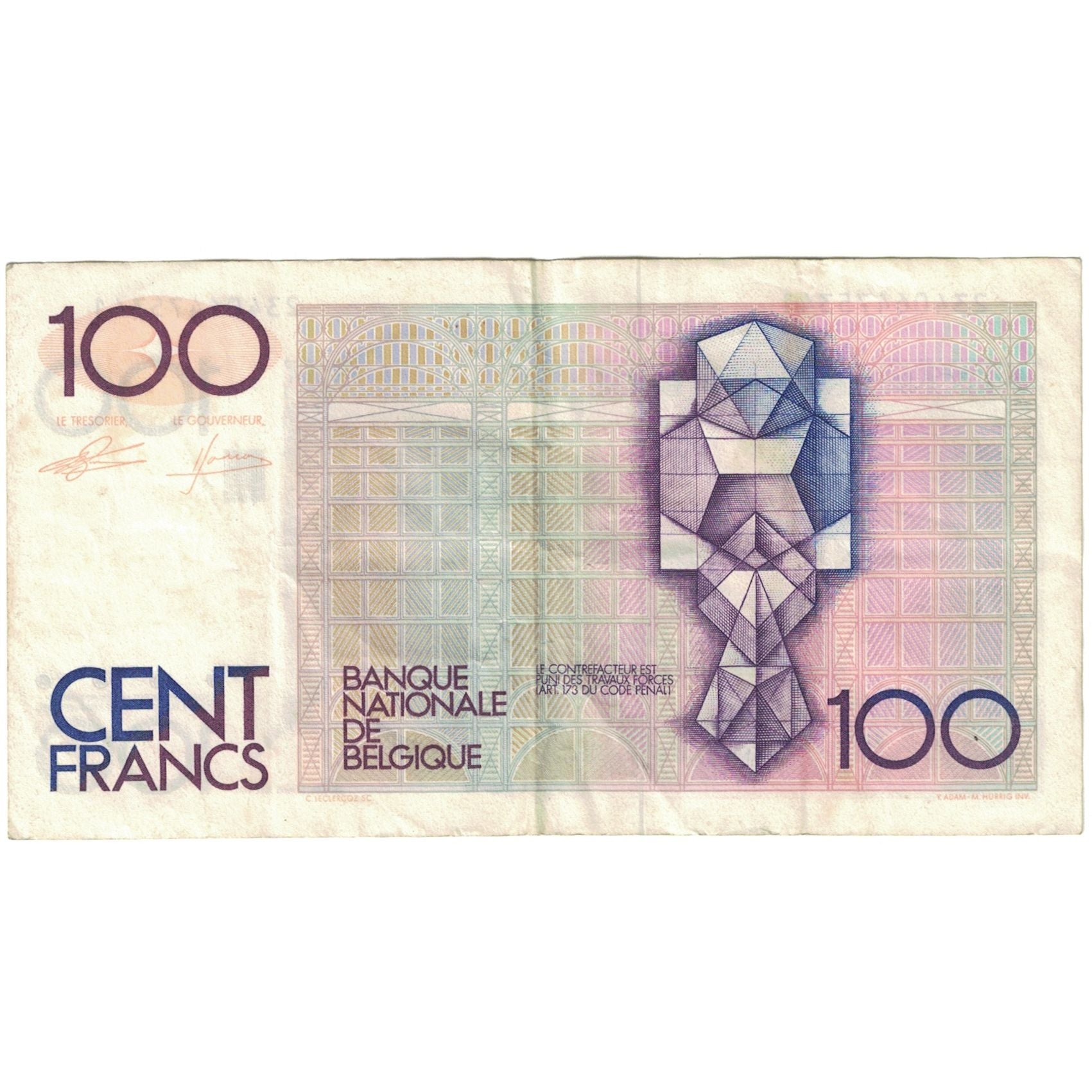 Banknote, Belgium, 100 Francs, KM:142a, EF(40-45)