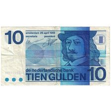 Banknote, Netherlands, 10 Gulden, 1968, 1968-04-25, KM:91b, VF(20-25)