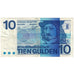 Banknote, Netherlands, 10 Gulden, 1968, 1968-04-25, KM:91b, VF(20-25)