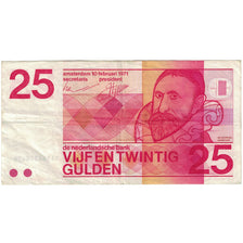 Banknote, Netherlands, 25 Gulden, 1971, 1971-02-10, KM:92a, VF(20-25)