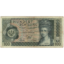 Banknote, Austria, 100 Schilling, 1969, 1969-01-02, KM:146a, VG(8-10)