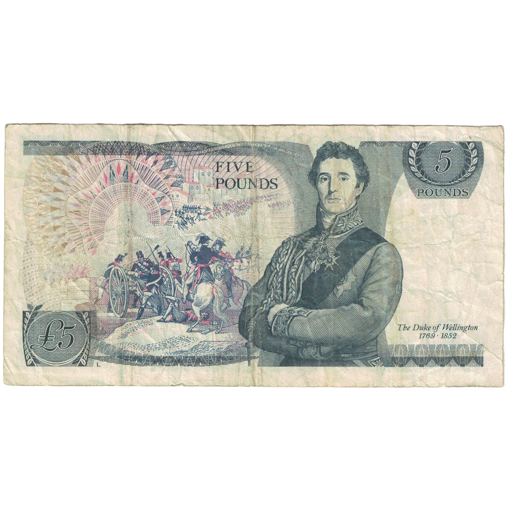 Banconote, Gran Bretagna, 5 Pounds, KM:378e, MB