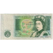 Banconote, Gran Bretagna, 1 Pound, Undated (1978-80), KM:377a, BB