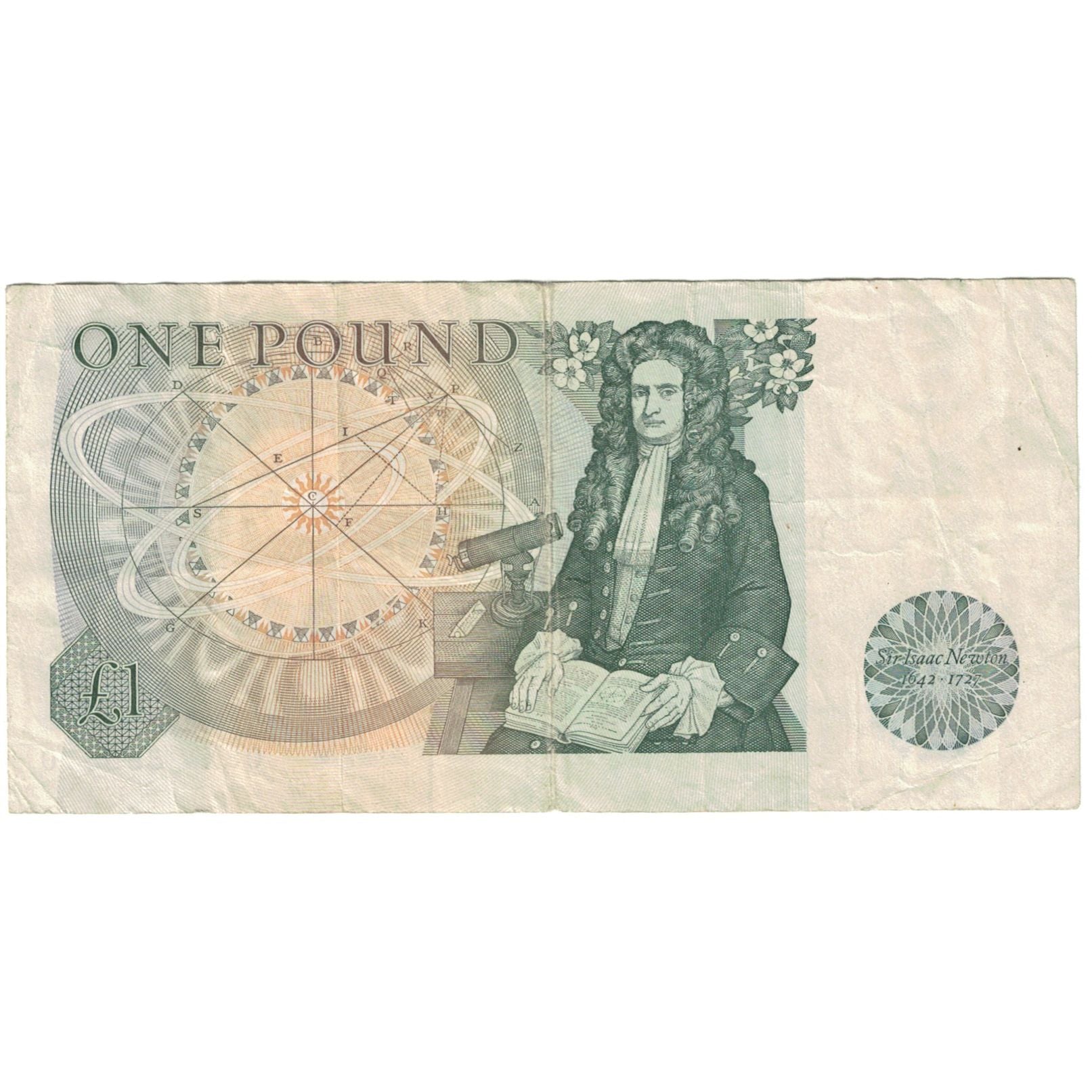 Banconote, Gran Bretagna, 1 Pound, Undated (1978-80), KM:377a, BB