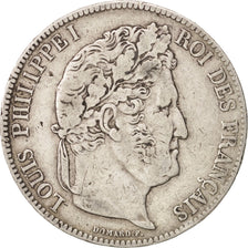 Frankreich, Louis-Philippe, 5 Francs, 1839, Rouen, S+, Silber, KM:749.2