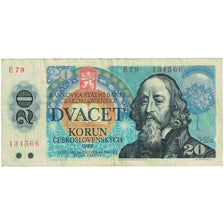 Banknote, Czechoslovakia, 20 Korun, 1988, KM:95, EF(40-45)