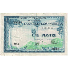 Billet, Indochine française, 1 Piastre = 1 Riel, 1954, KM:94, TTB