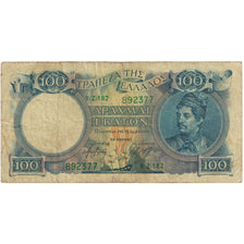 Banknote, Greece, 100 Drachmai, KM:170a, VF(20-25)