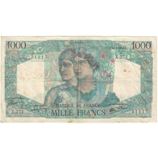 France, 1000 Francs, Minerve et Hercule, 1946, 51117 X.272, VF(20-25)
