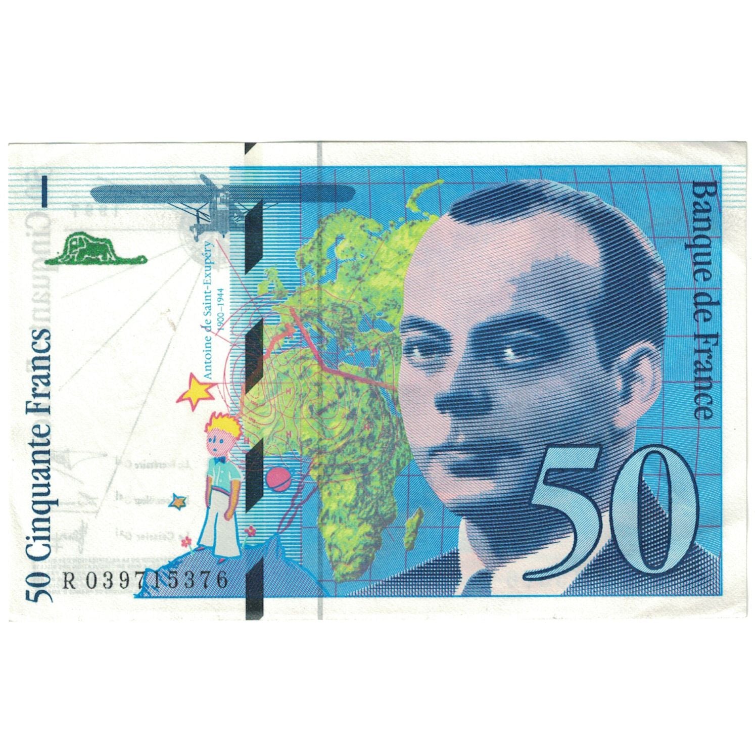 Francia, 50 Francs, St Exupéry, 1997, R 039715376, FDS, Fayette:73.4, KM:157a